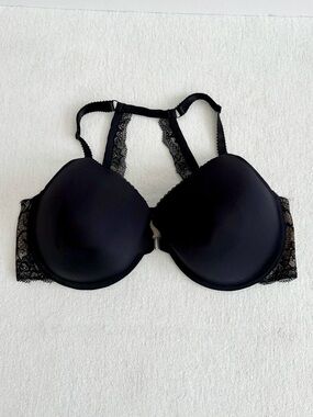 Torrid Front Hook Black Lace Racerback Bra 48DD